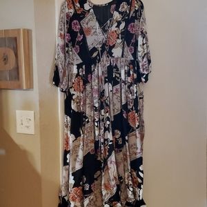 shein empire waist midi dress